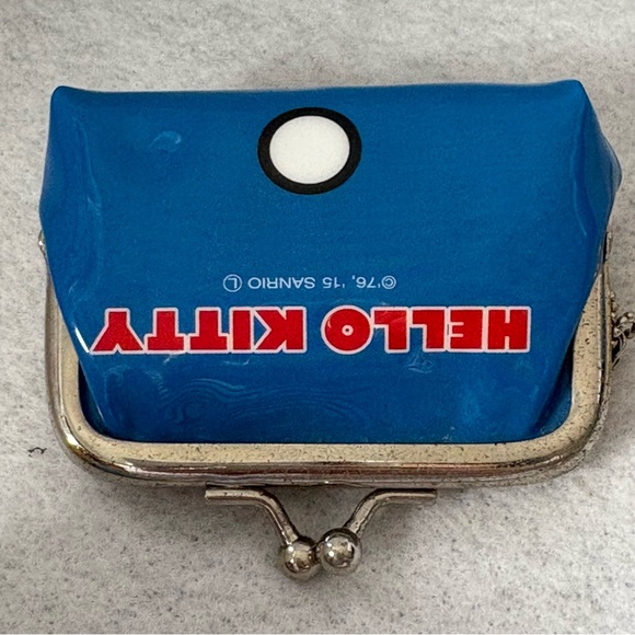 SOLD SET OF 3 HELLO KITTY Kiss Lock Pouch Keychain Bag Gold Hanger Bunny Charm - Picture 9 of 15